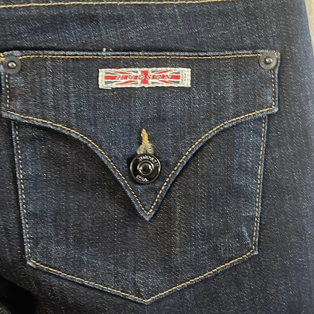 Hudson Jeans Collin Skinny Jeans Dark Wash Style NHWM422DHA Size 26 NWT - Picture 16 of 16